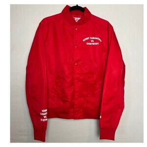 Logic Bobby Tarantino VS Everybody Jacket Red 2018 Tour Merch Size Small Bomber